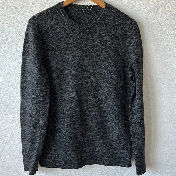 Theory maroon wool Crewneck Sweater in Charcoal - Picture 5 of 8